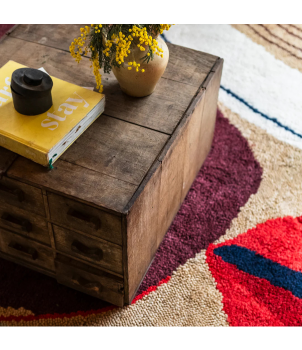 Layered  Layered Heather Chontos Wool Rug Collage