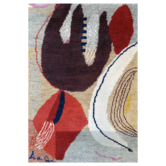 Layered Heather Chontos Wool Rug Collage