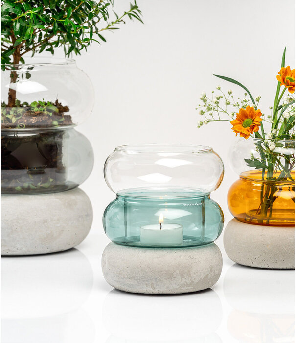 Muurla Muurla Bagel Vaas/waxinelichtjes houder 12cm