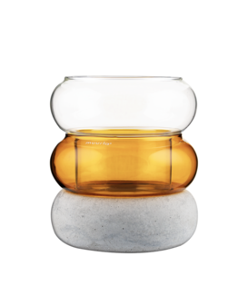 Muurla Bagel Vase/candle lantern 12cm