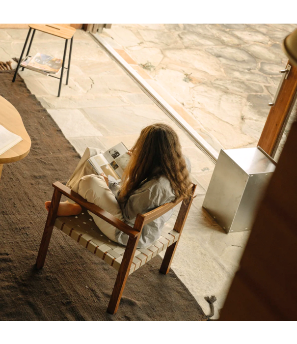 Frama  Frama Symmetry Fauteuil, honing essen / stof oat