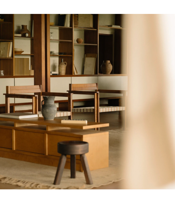 Frama  Frama Symmetry Fauteuil, honing essen / stof oat