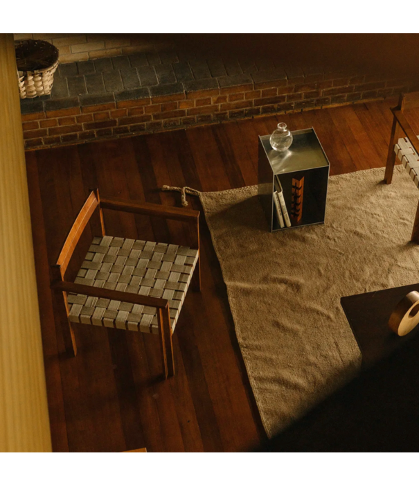 Frama  Frama Symmetry Easy Chair, honey ash / oat fabric