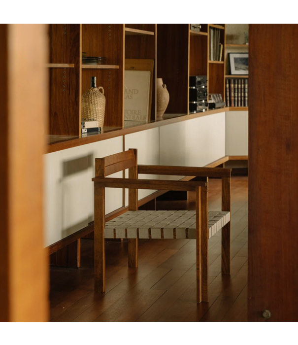 Frama  Frama Symmetry Easy Chair, honey ash / oat fabric