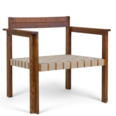Frama Symmetry Fauteuil, honing essen / stof oat