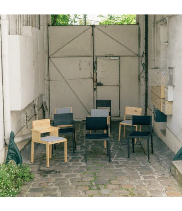 Vaarnii  Vaarnii 016 Maasto Eetkamerstoel grenen, zitting gestoffeerd