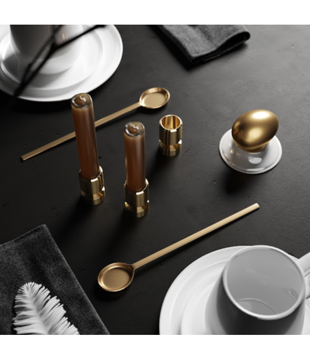 Nordic Tales   Nordic Tales Manchet candleholder brass