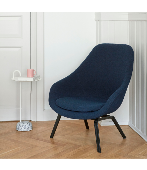 Hay   AAL 93 Lounge Chair high back, Steelcut 775 blue