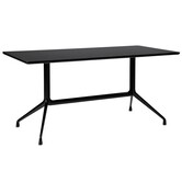 Hay AAT 10 Dining Table black, black lino 180cm - Sale