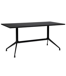 Hay AAT 10 Dining Table black, black lino 180cm -  Sale