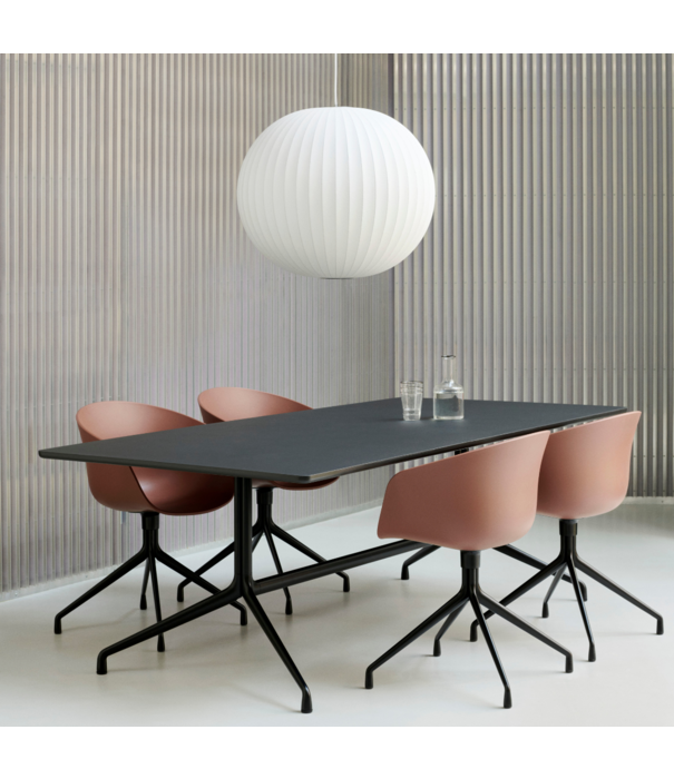Hay  Hay AAT 10 Dining Table black, black lino 180cm - Sale
