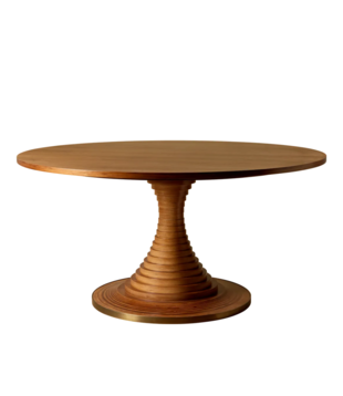 Gubi Tavolo Eettafel Rond walnoot Ø150