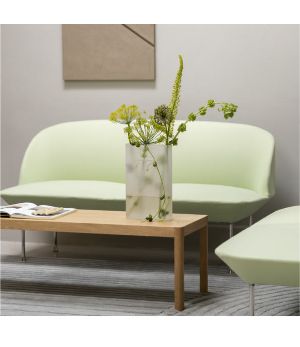 Muuto Ridge Frosted Vaas White