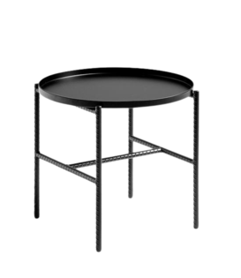 Rebar Side Table black steel, black - Sale