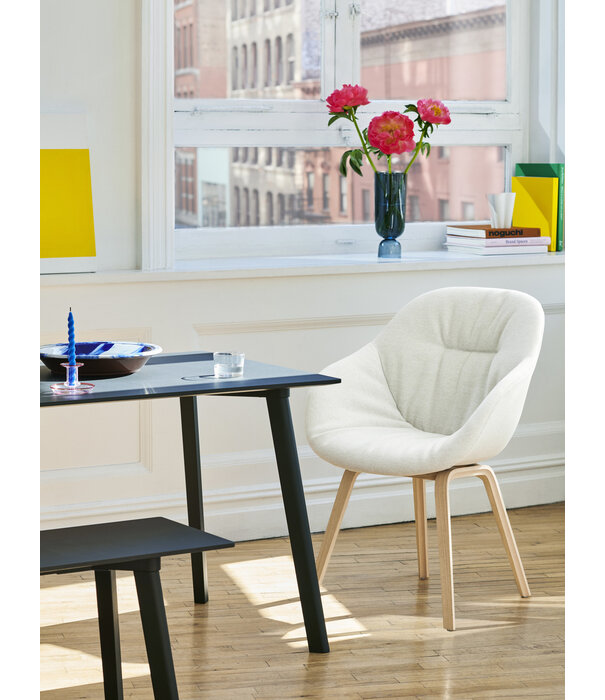 Hay  Hay AAC 123 Soft Stoel Bianco nero, Remix, voet eiken / Sale