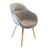 AAC 123 Soft Chair Bianco nero, Remix, base oak / Sale