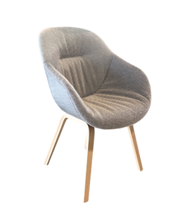 AAC 123 Soft Duo Chair front Bianco Nero, Remix, oak - Sale