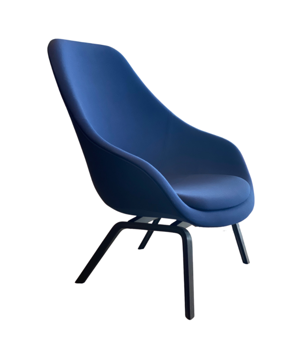 Hay  Hay AAL 93 Lounge Chair high back, Steelcut 775 blue - Sale