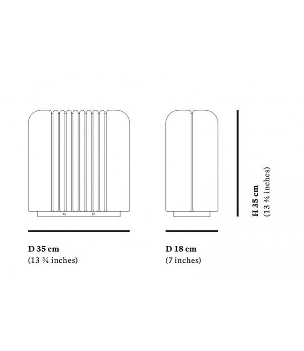 Karakter Karakter Lari Tafellamp, mondgeblazen glas