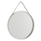 Hay Strap Mirror light grey Ø70 / Sale