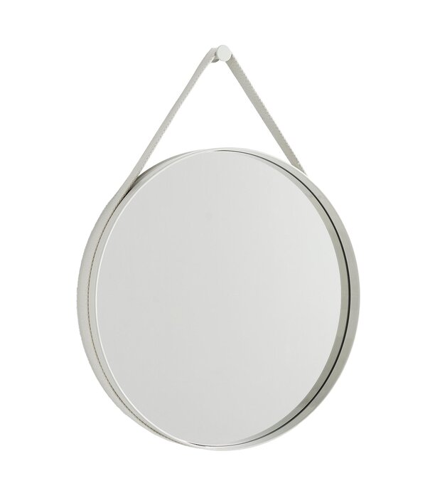 Hay  Hay Strap Mirror light grey Ø70 / Sale
