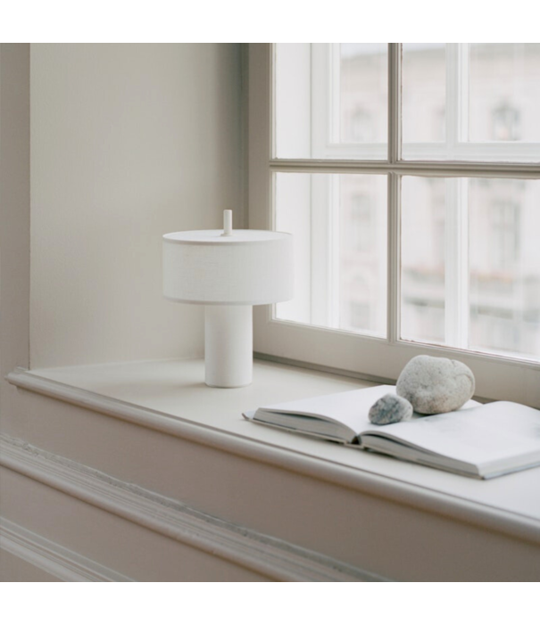 New Works  New Works Margin Portable Lamp white canvas