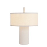 New Works Margin Portable Lamp white canvas