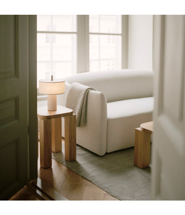 New Works  New Works Margin Portable Lamp beige canvas