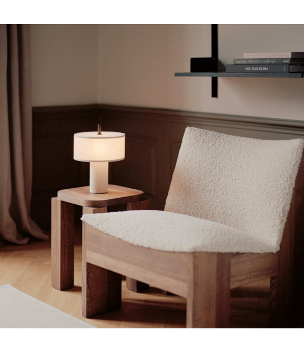 New Works  New Works Margin Portable Lamp beige canvas