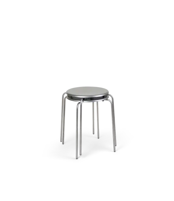 Frama  Frama Petit Rond Stool, brushed Stainless Steel