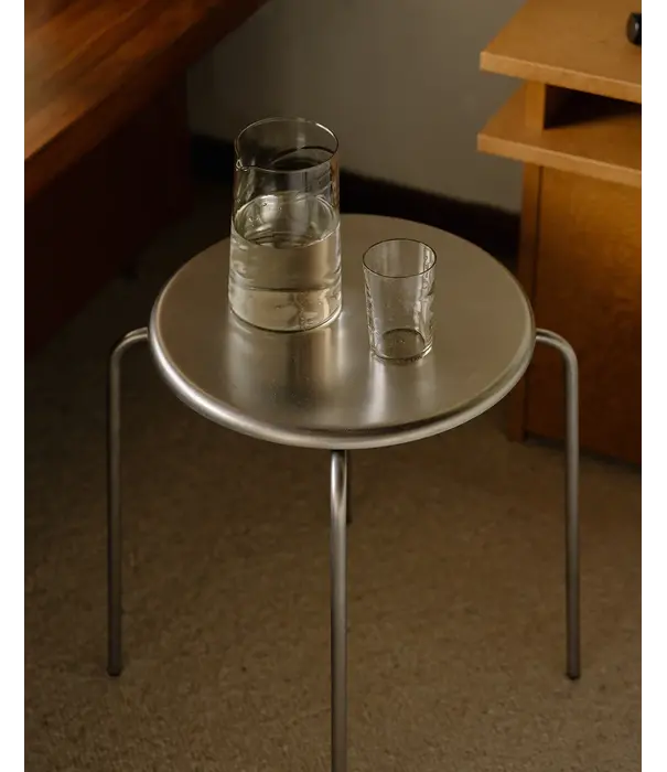 Frama  Frama Petit Rond Stool, brushed Stainless Steel