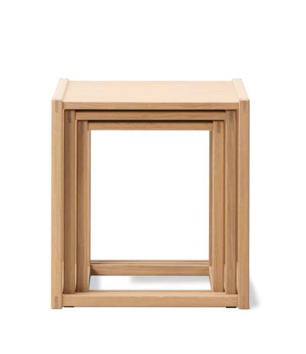 Fredericia  Nesting Tables BM375 licht eiken, geolied
