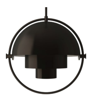 Multi - Lite Pendant,  black brass