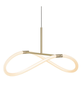 Levity Halo 215 Pendant Lamp brass