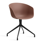 AAC 20 Dining Chair black swivel 4 star base