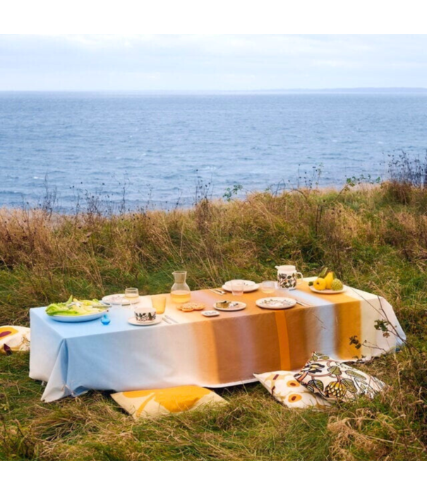 Marimekko Marimekko Tiara Pillow Case sand, warm orange, green 50 x 50