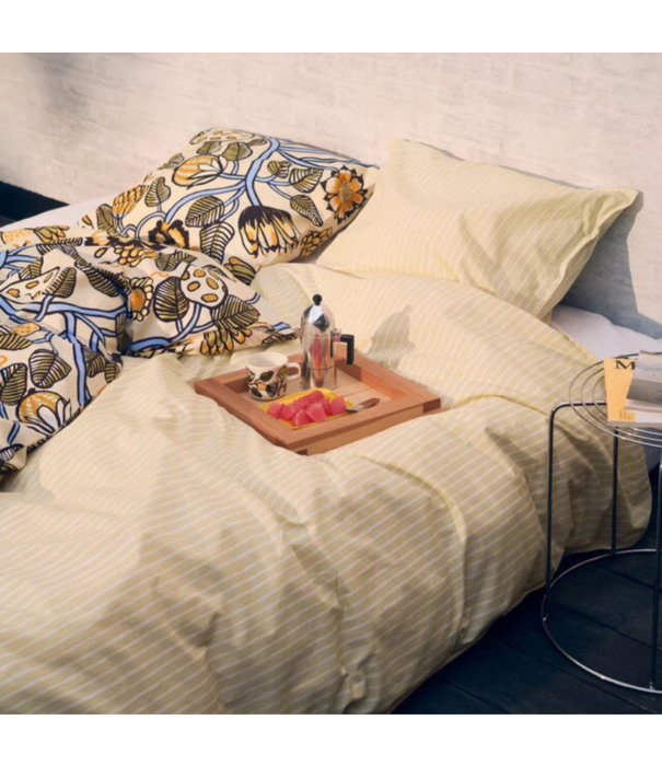 Marimekko Marimekko Tiara Kussenhoes sand, warm orange, green 50 x 50