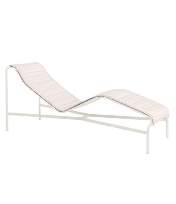 Hay  Hay Palissade Chaise Longue Headrest cushion & quilted plaid