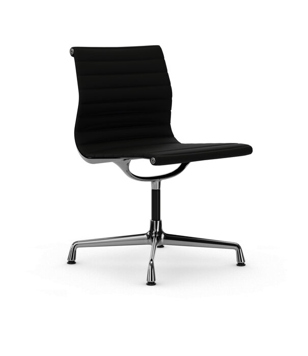 Vitra  Vitra - Aluminium Chair EA 101 Polished leather, not rotatable