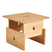 Wood Box Coffee Table oak