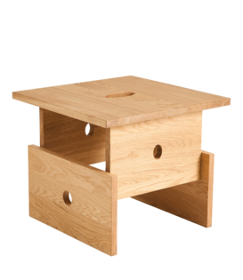 Wood Box Side , Coffee Table