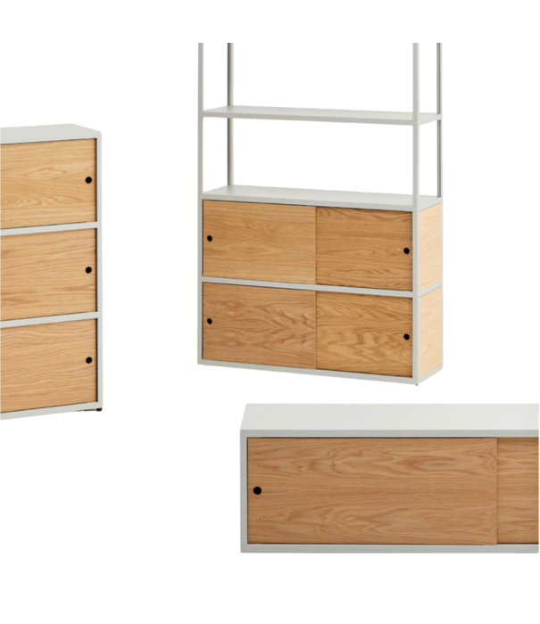 Hay  Hay New Order Cabinet combination 207 oak doors, 150cm