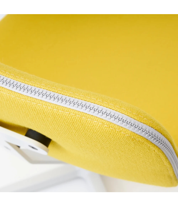 Raawii Arba Lounge Stoel Vidar yellow, lichtgrijs swivel onderstel
