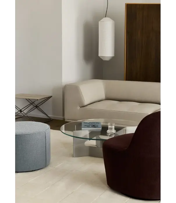 Fredericia  Model 6558, JG  Salontafel aluminium