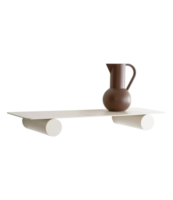 Raawii Pipeline Duo Wall Shelf, aluminium