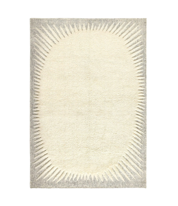 Tom Dixon  Tom Dixon Edgy Wool Rug off white