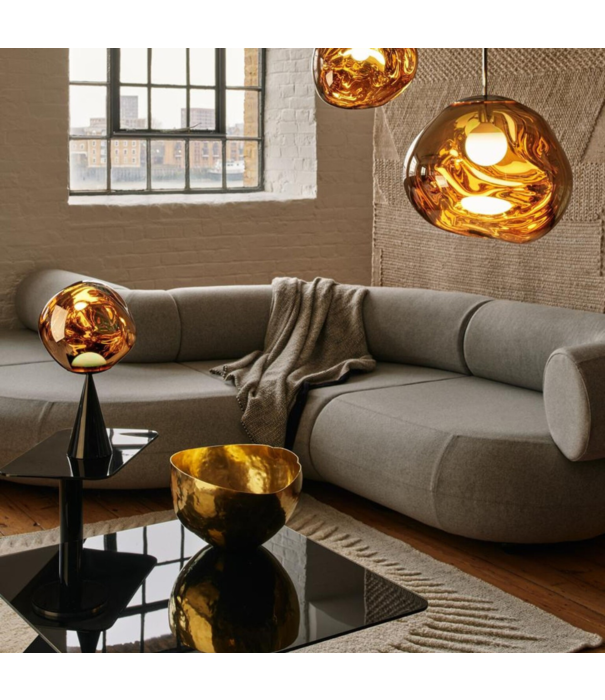 Tom Dixon  Tom Dixon Edgy Wol Vloerkleed off white