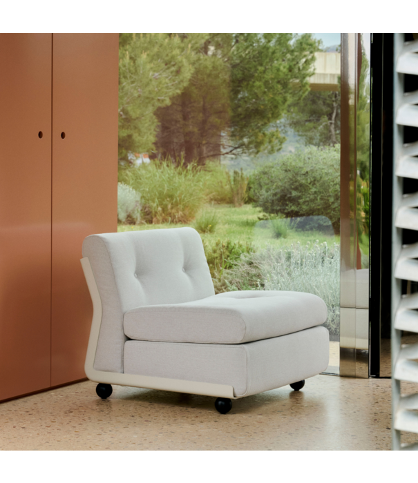 Hay  Hay Amanta 1 seater cream beige shell, Turf Sand