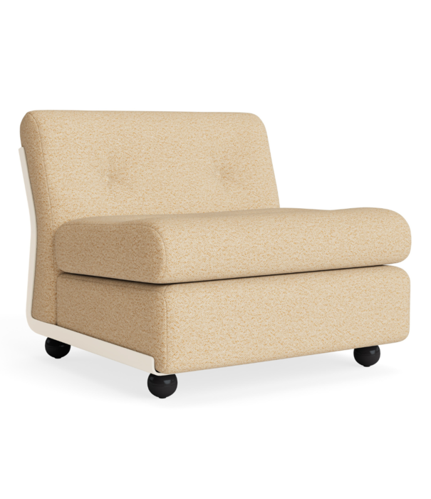 Hay  Amanta 1 seater cream beige shell, Vanir 413 ecru/orange