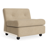 Amanta 1 seater cream beige shell, Turf Sand